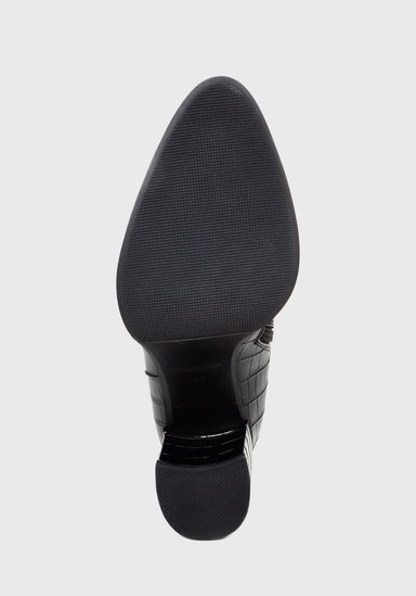 BOTA MUJER CUERO AMARULA NEGRO - 7