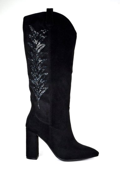 BOTA MUJER OLIMPIA NEGRO - 1