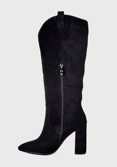BOTA MUJER OLIMPIA NEGRO - 4