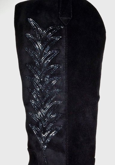 BOTA MUJER OLIMPIA NEGRO - 5