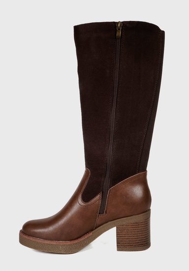 BOTA CUERO USUNE TAUPE - 5