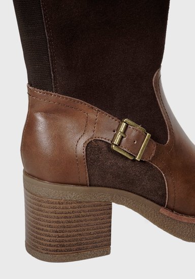 BOTA CUERO USUNE TAUPE - 6