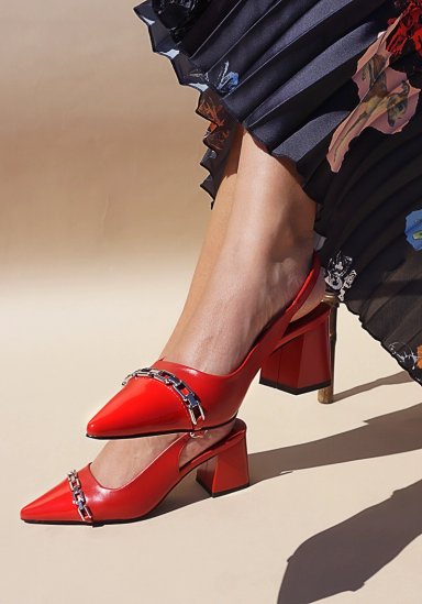 ZAPATO LUXMI ROJO - 1