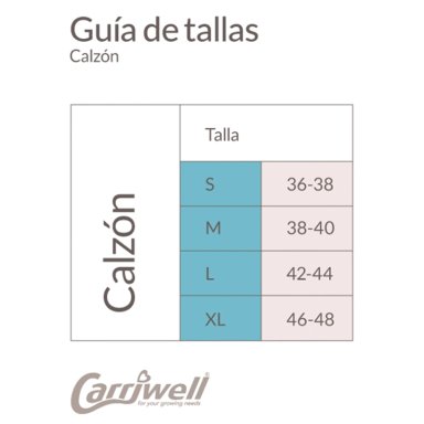 CALZÓN MUJER CARRIWELL EMBARAZO SOPORTE BAJO NEGRO - 4
