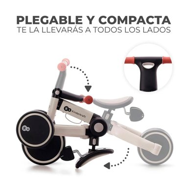 TRICICLO KINDERKRAFT 4TRIKE ARO 10 SILVER GREY - 9