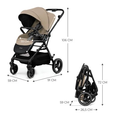 TRAVEL SYSTEM YOXI 3 EN 1 BEIGE - 4