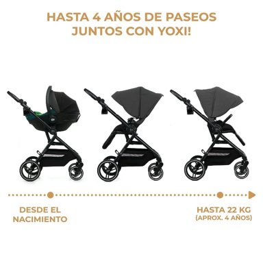 TRAVEL SYSTEM YOXI 3 EN 1 NEGRO - 6
