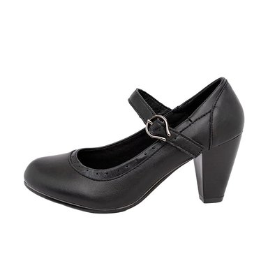 ZAPATO DE CUERO CUECA CHILOTA NEGRO ALQUIMIA - 2
