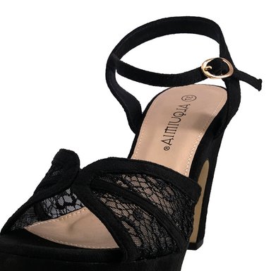SANDALIAS MUJER ALQUIMIA NEGRO NEMES - 4