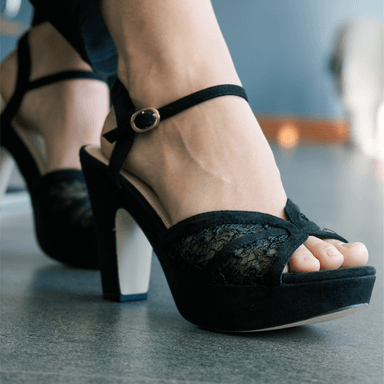 SANDALIAS MUJER ALQUIMIA NEGRO NEMES - 5
