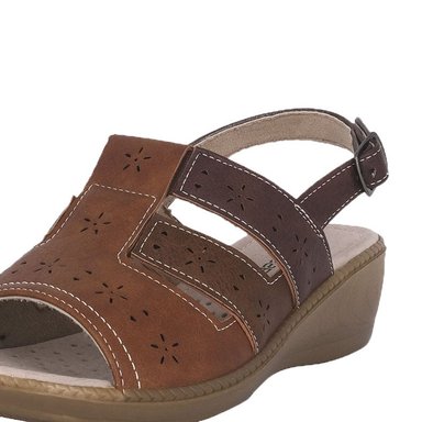 SANDALIAS MUJER PASSER CARAMELO CACTUS - 4