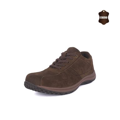 ZAPATO DE CUERO CASUAL AGAVE CAFE LONDON ADIXT - 1