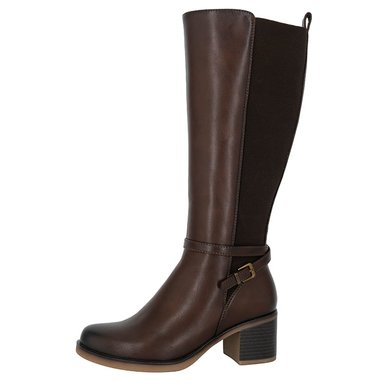 BOTAS MUJER ALQUIMIA CAFÉ LARGA BERTA - 2