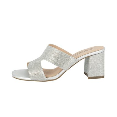 SANDALIAS MUJER ALQUIMIA PLATEADO DE VESTIR FAURE - 2