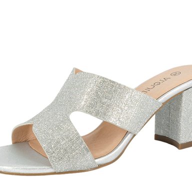 SANDALIAS MUJER ALQUIMIA PLATEADO DE VESTIR FAURE - 4