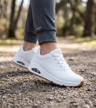 ZAPATILLAS MUJER UNISPORT CASUALES BLANCO MINTO - 5