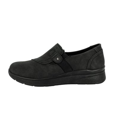 MOCASINES MUJER PASSER NEGRO TELES - 2