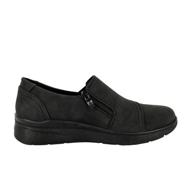 MOCASINES MUJER PASSER NEGRO TELES - 4
