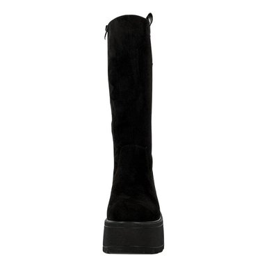BOTAS MUJER ALQUIMIA NEGRO LARGA CON PLATAFORMA LEK - 3