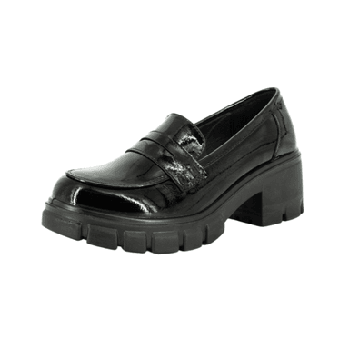 MOCASINES MUJER ALQUIMIA NEGRO MURCIA CHAROL - 1