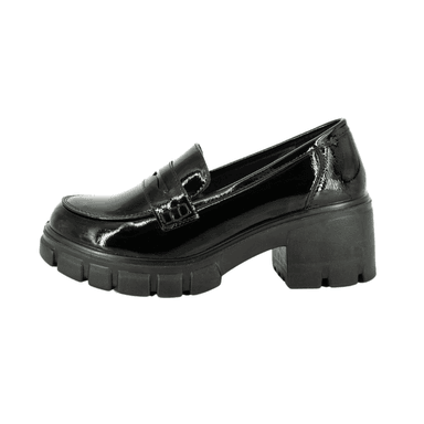 MOCASINES MUJER ALQUIMIA NEGRO MURCIA CHAROL - 2