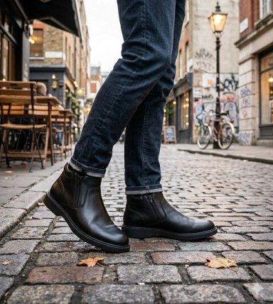 BOTIN FERRAN NEGRO LONDON ADIXT - 6