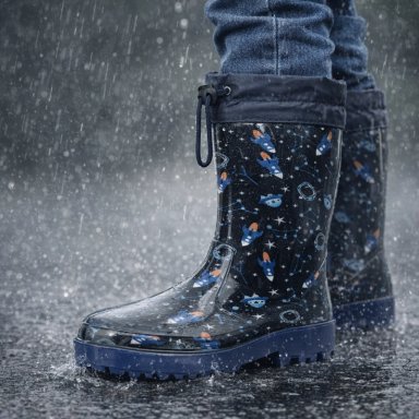 BOTA DE AGUA CON POLAR CALET AZUL BAMBOO - 6