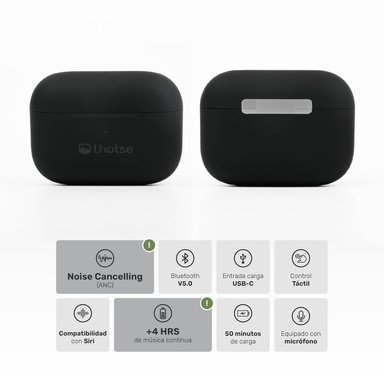 AUDÍFONOS LHOTSE RM7 PRO BLUETOOTH NEGRO - 3