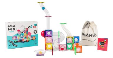 JUGUETE IMANIX MULTICOLOR TOBOGÁN 70 PIEZAS MAGNÉTICAS - 1