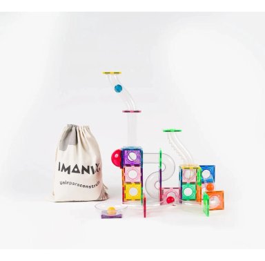 JUGUETE IMANIX MULTICOLOR TOBOGÁN 70 PIEZAS MAGNÉTICAS - 4
