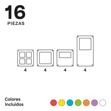 IMANIX JUEGO 16 PIEZAS MAGNE TICAS PUERTAS Y VENTANAS - 5