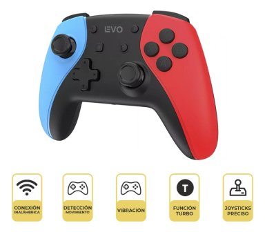 CONTROL JOYSTICK CONTROLLER COMPATIBLE NINTENDO SWITCH LEVO - 2