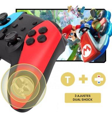 CONTROL JOYSTICK CONTROLLER COMPATIBLE NINTENDO SWITCH LEVO - 4