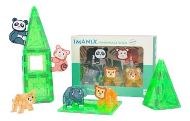 JUGUETE IMANIX MULTICOLOR IMANIMALS JUNGLA SALVAJE 5 PIEZAS - 1