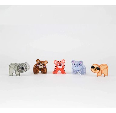 JUGUETE IMANIX MULTICOLOR IMANIMALS SABANA SALVAJE 5 PIEZAS - 3