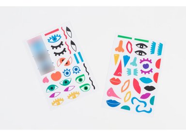 STICKERS IMANIX MULTICOLOR REUTILIZABLE - 3