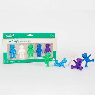 JUGUETE IMANIX MULTICOLOR FRIENDS FUN 5 PERSONAJES - 1
