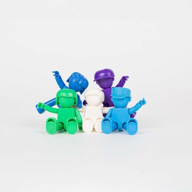 JUGUETE IMANIX MULTICOLOR FRIENDS FUN 5 PERSONAJES - 2