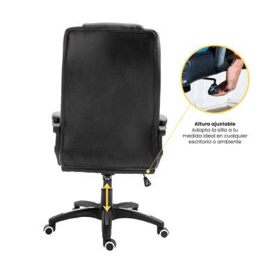 SILLA ESCRITORIO OFICINA EJECUTIVA RECLINABLE COMFORT LEVO - 6