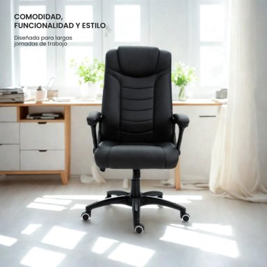SILLA ESCRITORIO OFICINA EJECUTIVA RECLINABLE COMFORT LEVO - 8