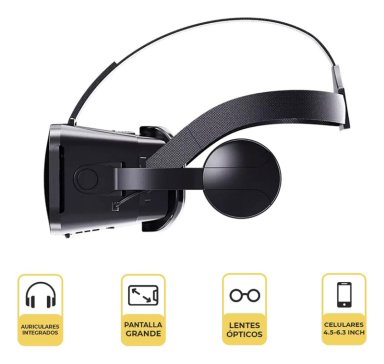 LENTES DE REALIDAD VIRTUAL VR BOX ULTRA + AUDIFONOS LEVO - 2