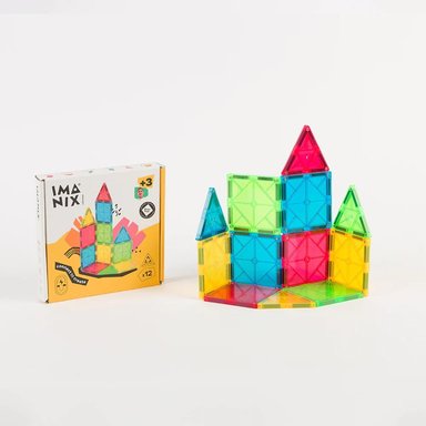 IMANIX JUEGO DE CONSTRUCCION MAGNE TICO 12 PIEZAS - 2