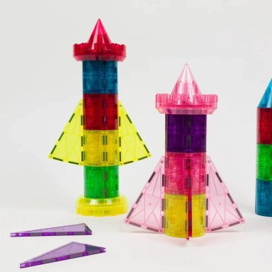 JUGUETE IMANIX MULTICOLOR ROCKET CASTLE 64 PIEZAS MÁGNETICAS - 3