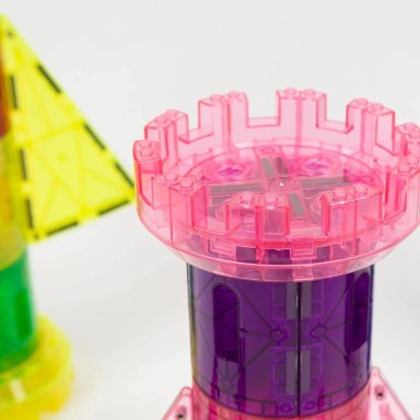 JUGUETE IMANIX MULTICOLOR ROCKET CASTLE 64 PIEZAS MÁGNETICAS - 4