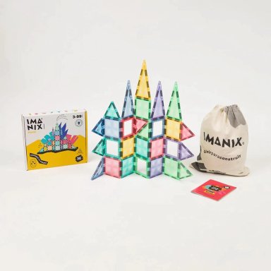 JUEGO DE CONSTRUCCIÓN IMANIX MULTICOLOR PASTEL 36 PIEZAS - 2