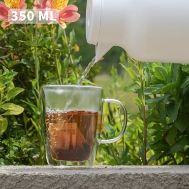 SET 4 TAZAS DE VIDRIO DOBLE PARED 350 ML SIMPLIT - 4