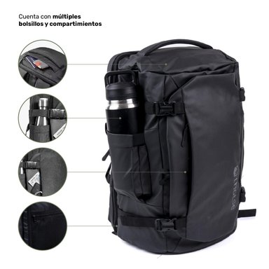 MOCHILA VIAJE IMPERMEABLE NOTEBOOK 17,3'BROADPEAK 40L LHOTSE - 3