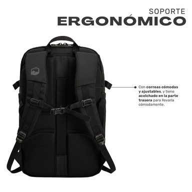 MOCHILA VIAJE IMPERMEABLE NOTEBOOK 17,3'BROADPEAK 40L LHOTSE - 4