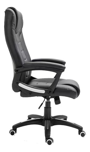 2 SILLAS ESCRITORIO OFICINA EJECUTIVA COMFORT NEGRO LEVO - 3