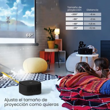 PROYECTOR PORTATIL INALAMBRICO SMART LUMIX 9000LM BT LEVO - 9